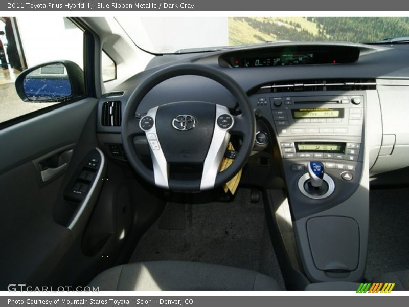 Blue Ribbon Metallic / Dark Gray 2011 Toyota Prius Hybrid III