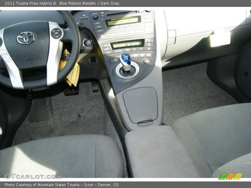 Blue Ribbon Metallic / Dark Gray 2011 Toyota Prius Hybrid III