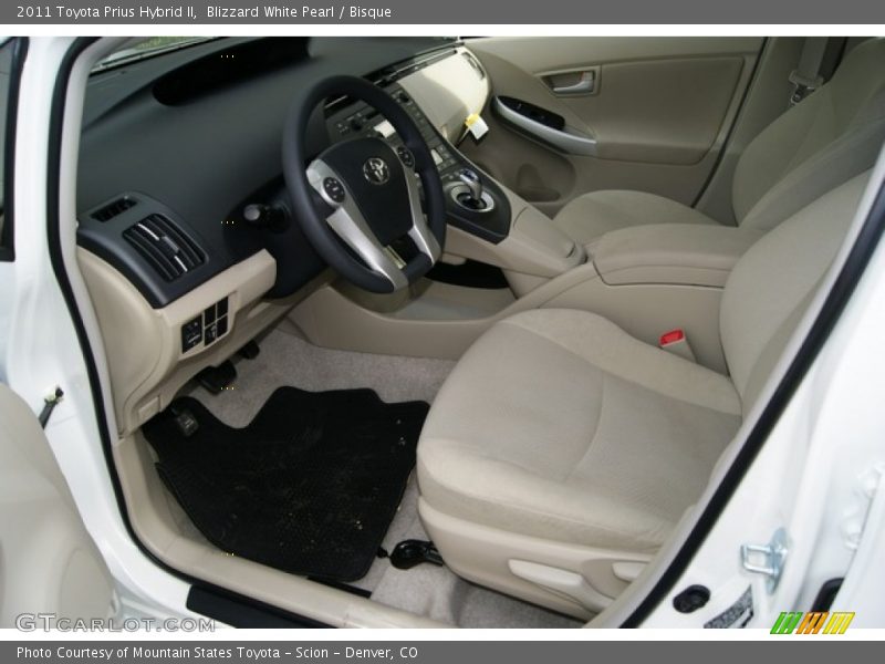 Blizzard White Pearl / Bisque 2011 Toyota Prius Hybrid II