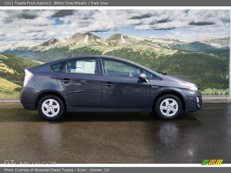 Winter Gray Metallic / Dark Gray 2011 Toyota Prius Hybrid II