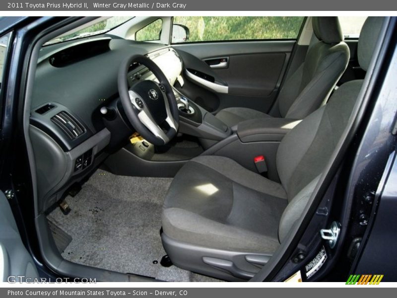 Winter Gray Metallic / Dark Gray 2011 Toyota Prius Hybrid II
