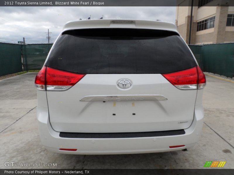 Blizzard White Pearl / Bisque 2012 Toyota Sienna Limited