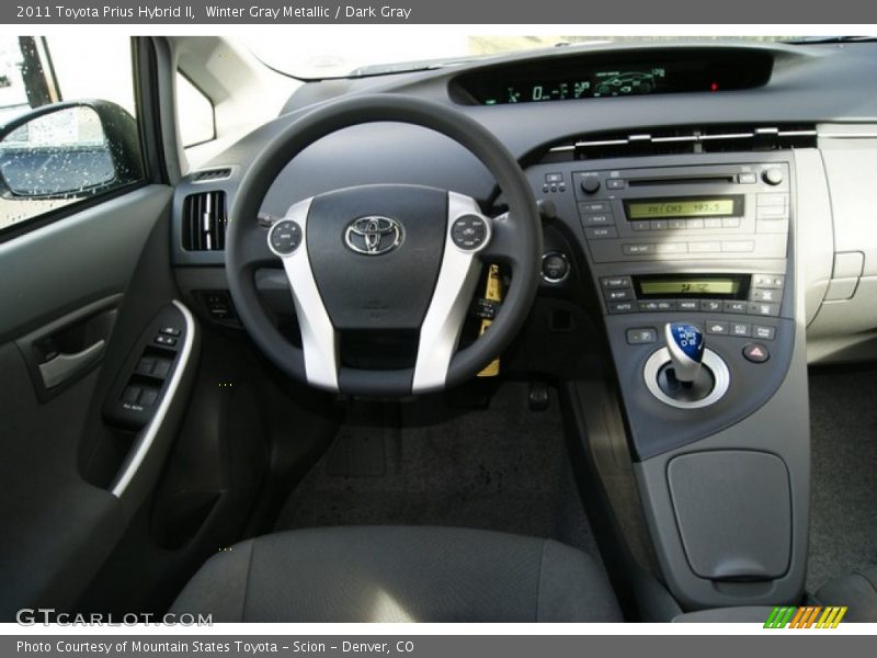 Winter Gray Metallic / Dark Gray 2011 Toyota Prius Hybrid II