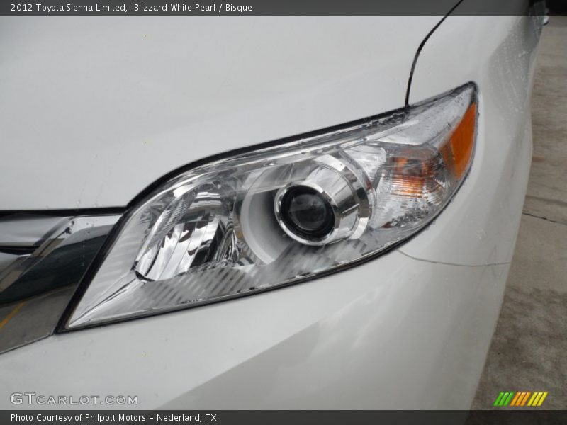 Blizzard White Pearl / Bisque 2012 Toyota Sienna Limited