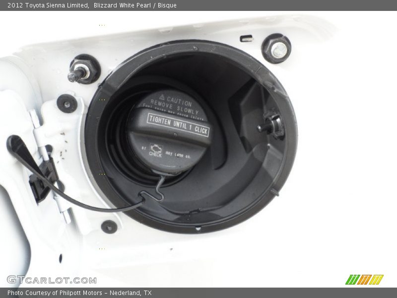 Blizzard White Pearl / Bisque 2012 Toyota Sienna Limited