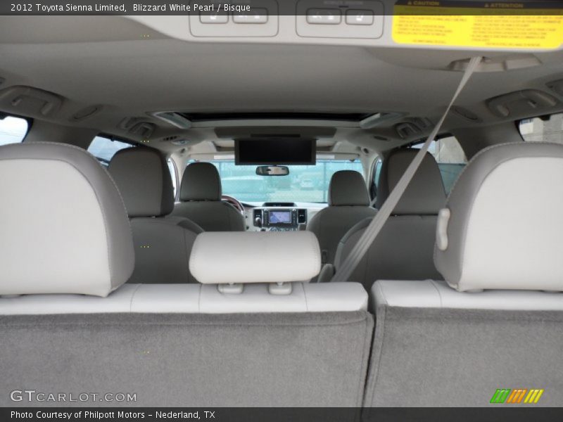 Blizzard White Pearl / Bisque 2012 Toyota Sienna Limited