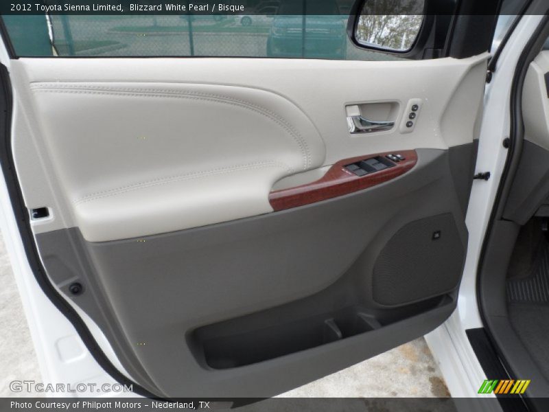 Blizzard White Pearl / Bisque 2012 Toyota Sienna Limited