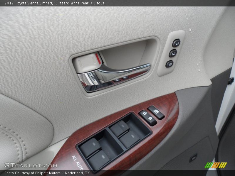 Blizzard White Pearl / Bisque 2012 Toyota Sienna Limited