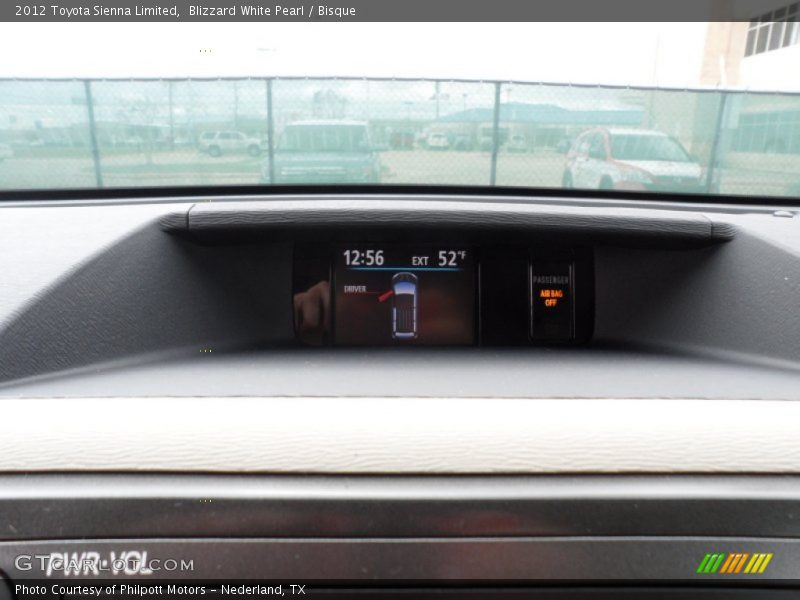 Blizzard White Pearl / Bisque 2012 Toyota Sienna Limited