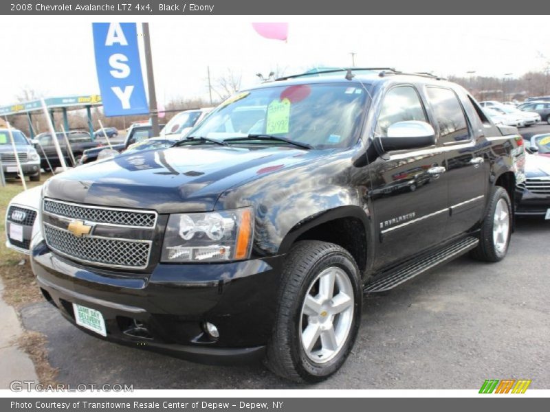 Black / Ebony 2008 Chevrolet Avalanche LTZ 4x4