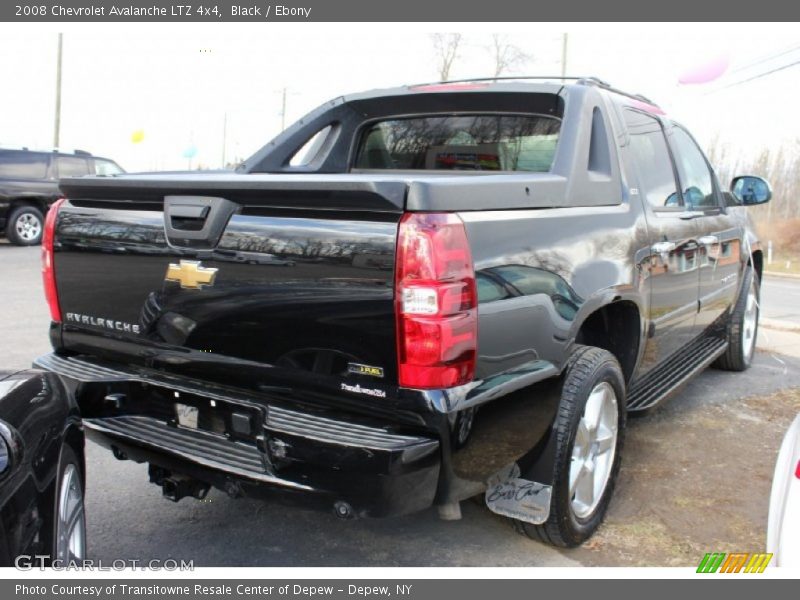 Black / Ebony 2008 Chevrolet Avalanche LTZ 4x4