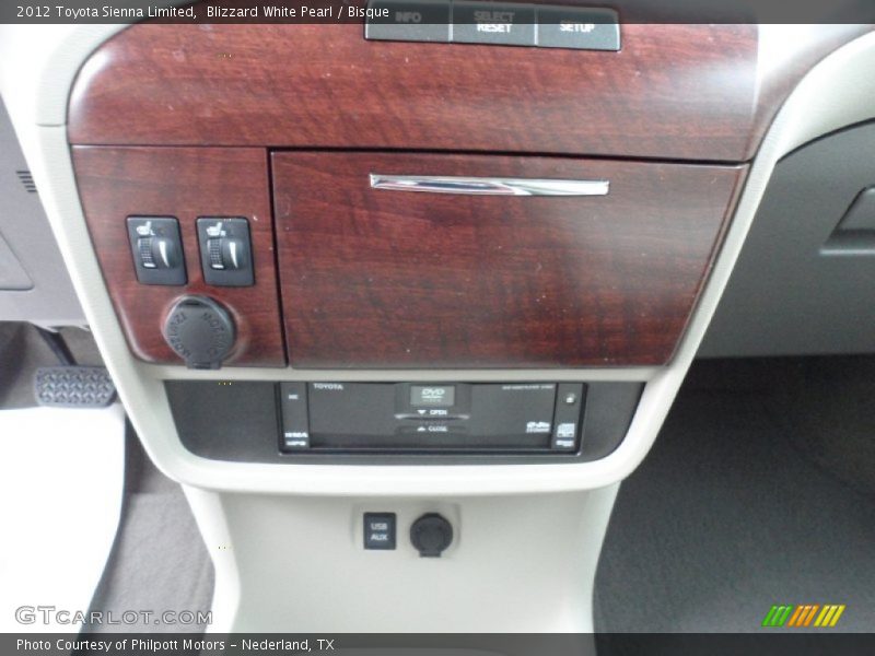 Blizzard White Pearl / Bisque 2012 Toyota Sienna Limited