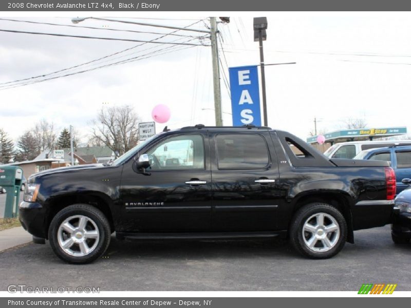 Black / Ebony 2008 Chevrolet Avalanche LTZ 4x4