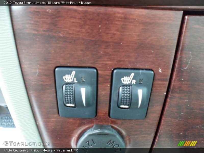 Blizzard White Pearl / Bisque 2012 Toyota Sienna Limited