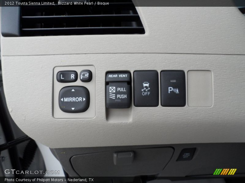 Blizzard White Pearl / Bisque 2012 Toyota Sienna Limited