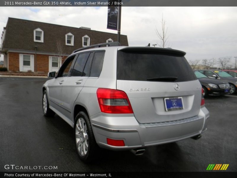 Iridium Silver Metallic / Black 2011 Mercedes-Benz GLK 350 4Matic