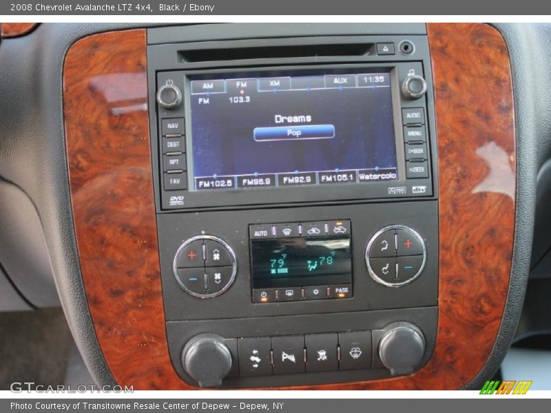 Black / Ebony 2008 Chevrolet Avalanche LTZ 4x4