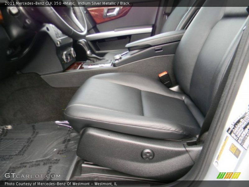 Iridium Silver Metallic / Black 2011 Mercedes-Benz GLK 350 4Matic