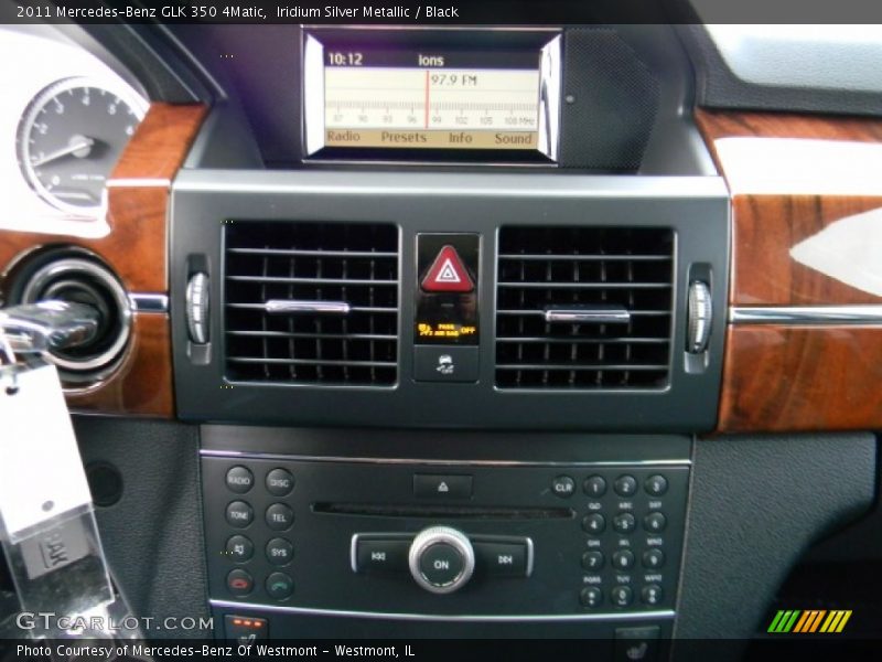 Iridium Silver Metallic / Black 2011 Mercedes-Benz GLK 350 4Matic