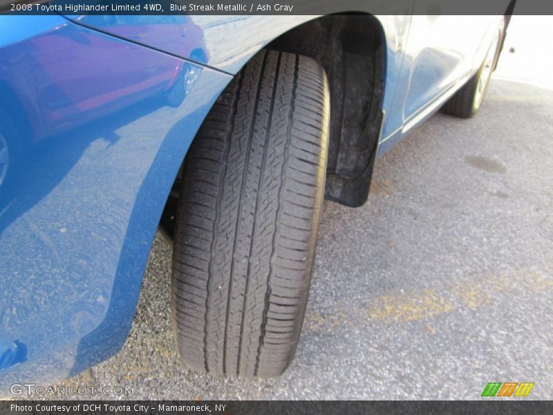 Blue Streak Metallic / Ash Gray 2008 Toyota Highlander Limited 4WD