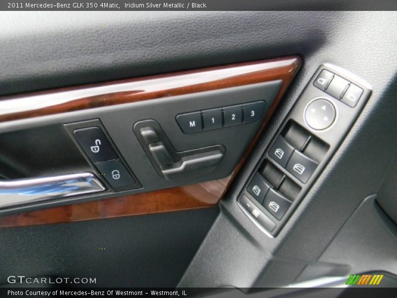 Iridium Silver Metallic / Black 2011 Mercedes-Benz GLK 350 4Matic