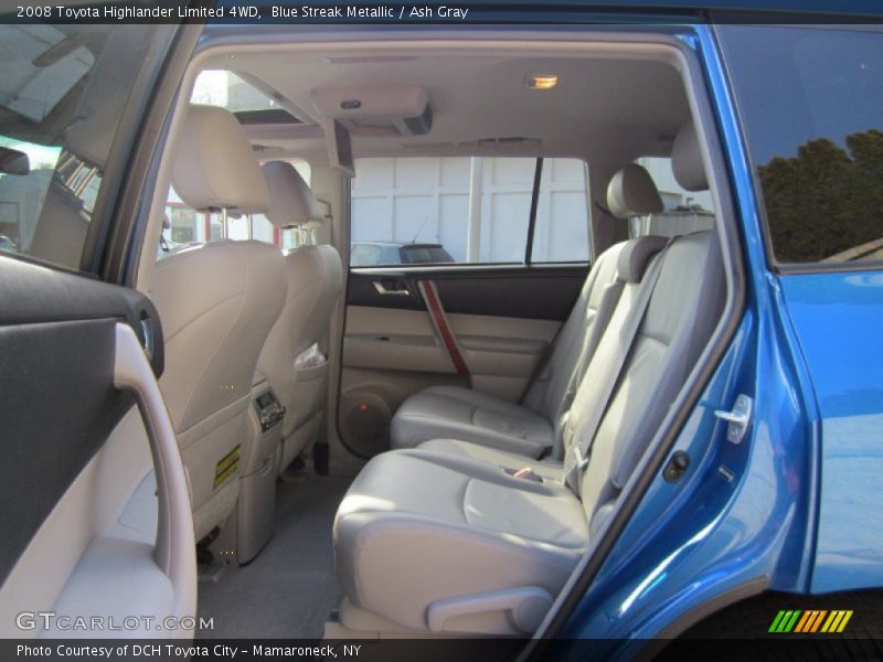 Blue Streak Metallic / Ash Gray 2008 Toyota Highlander Limited 4WD
