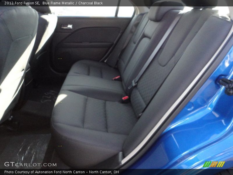 Blue Flame Metallic / Charcoal Black 2012 Ford Fusion SE