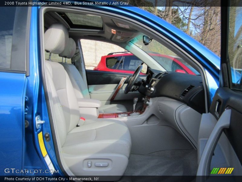 Blue Streak Metallic / Ash Gray 2008 Toyota Highlander Limited 4WD