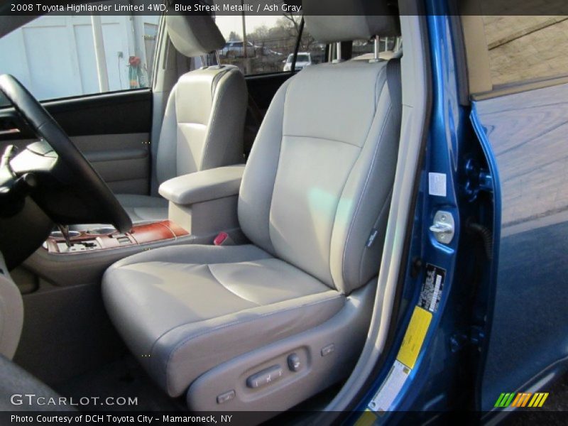 Blue Streak Metallic / Ash Gray 2008 Toyota Highlander Limited 4WD