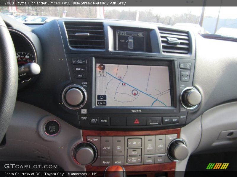 Blue Streak Metallic / Ash Gray 2008 Toyota Highlander Limited 4WD