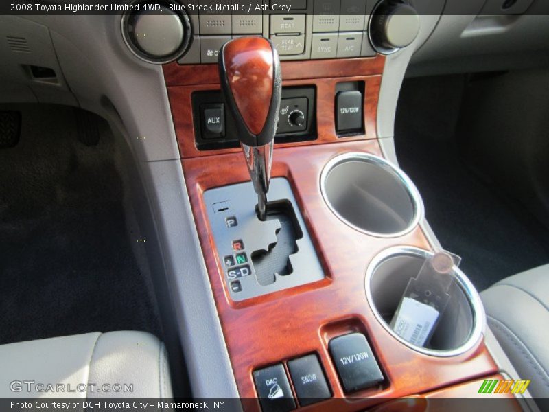 Blue Streak Metallic / Ash Gray 2008 Toyota Highlander Limited 4WD