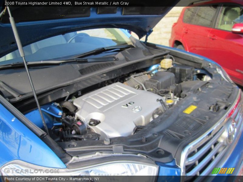 Blue Streak Metallic / Ash Gray 2008 Toyota Highlander Limited 4WD