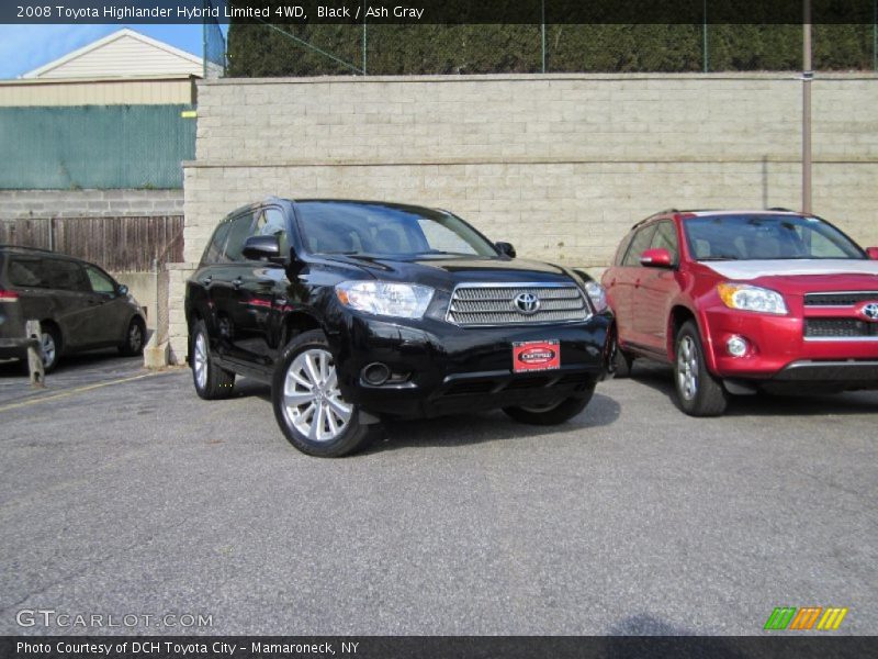 Black / Ash Gray 2008 Toyota Highlander Hybrid Limited 4WD