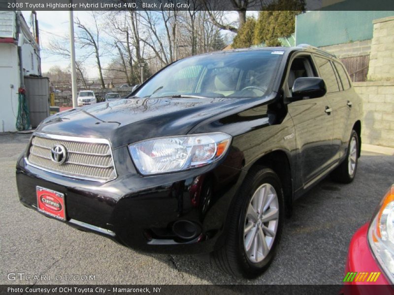 Black / Ash Gray 2008 Toyota Highlander Hybrid Limited 4WD