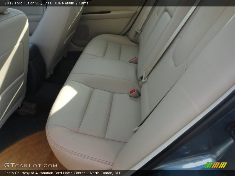 Steel Blue Metallic / Camel 2012 Ford Fusion SEL