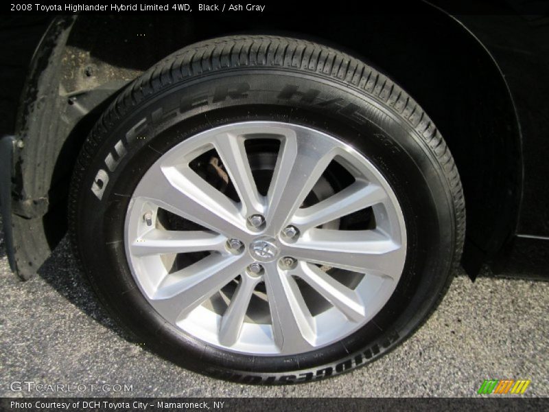 Black / Ash Gray 2008 Toyota Highlander Hybrid Limited 4WD