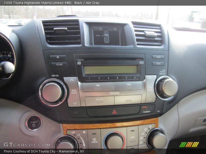 Black / Ash Gray 2008 Toyota Highlander Hybrid Limited 4WD