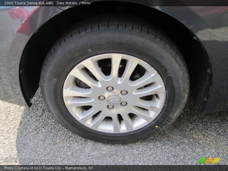Slate Metallic / Stone 2009 Toyota Sienna XLE AWD