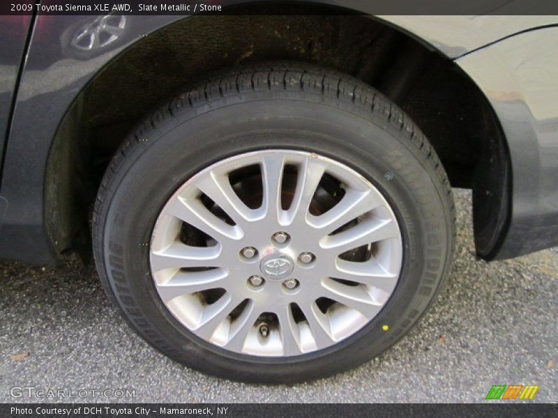 Slate Metallic / Stone 2009 Toyota Sienna XLE AWD