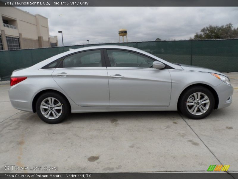 Radiant Silver / Gray 2012 Hyundai Sonata GLS