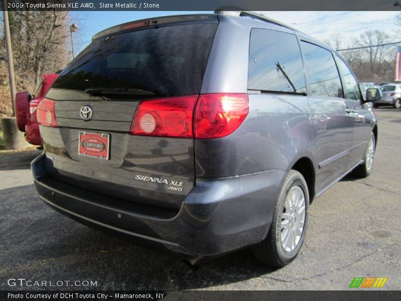 Slate Metallic / Stone 2009 Toyota Sienna XLE AWD