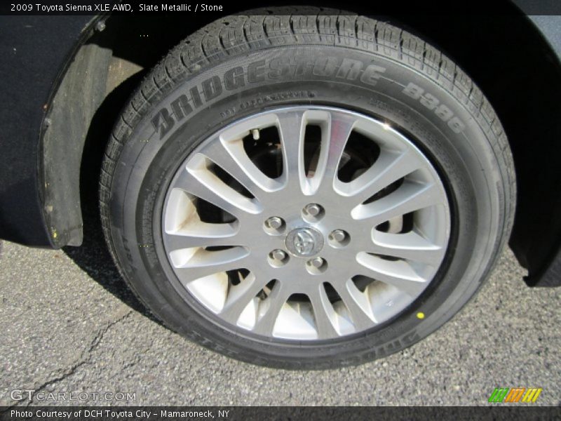 Slate Metallic / Stone 2009 Toyota Sienna XLE AWD