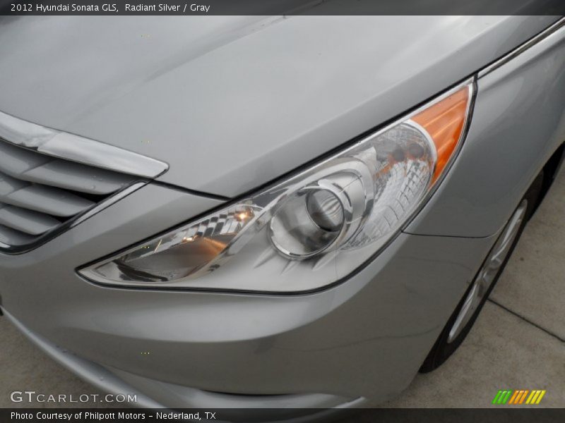 Radiant Silver / Gray 2012 Hyundai Sonata GLS