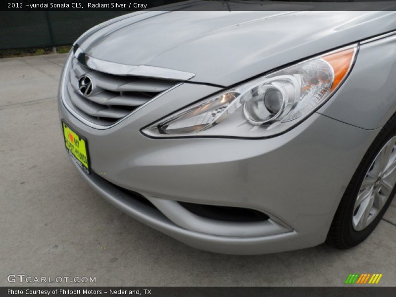 Radiant Silver / Gray 2012 Hyundai Sonata GLS
