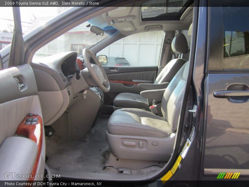 Slate Metallic / Stone 2009 Toyota Sienna XLE AWD