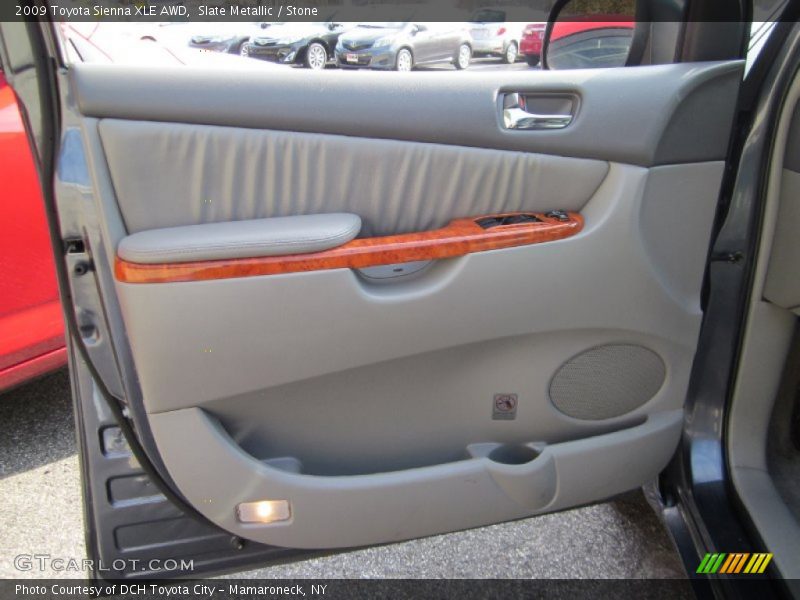 Slate Metallic / Stone 2009 Toyota Sienna XLE AWD