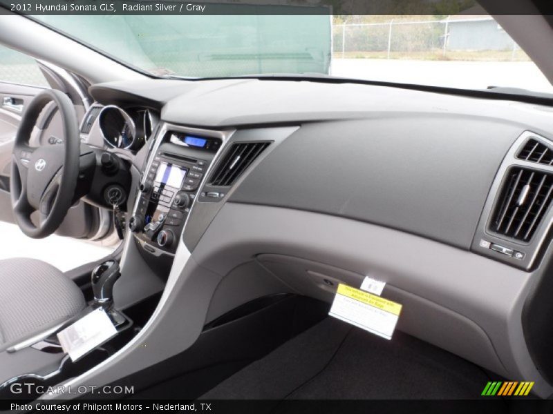 Radiant Silver / Gray 2012 Hyundai Sonata GLS