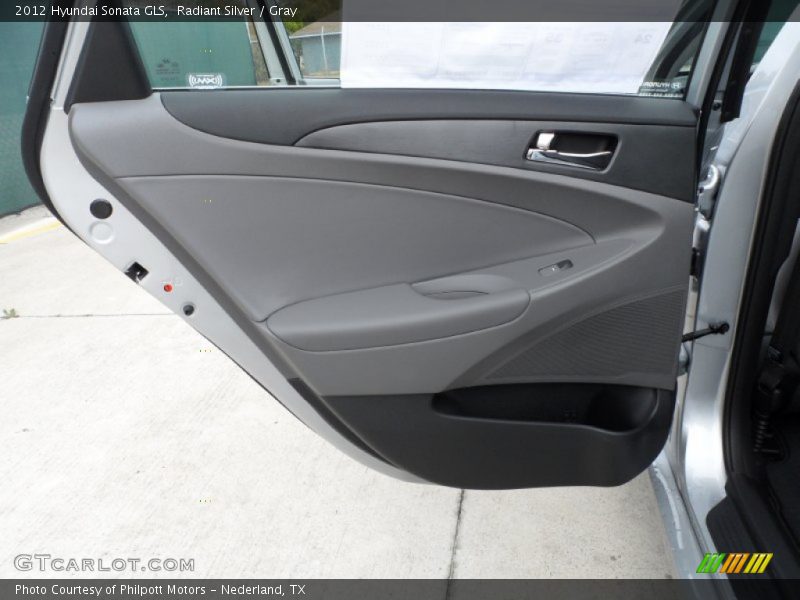 Radiant Silver / Gray 2012 Hyundai Sonata GLS