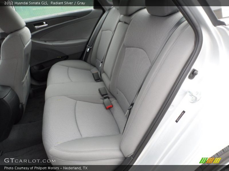 Radiant Silver / Gray 2012 Hyundai Sonata GLS