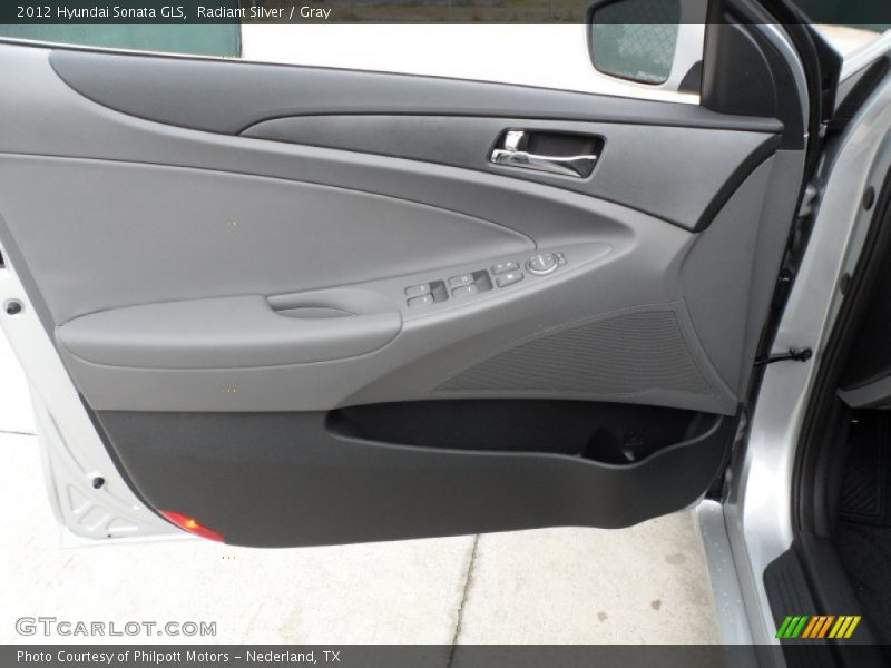 Radiant Silver / Gray 2012 Hyundai Sonata GLS